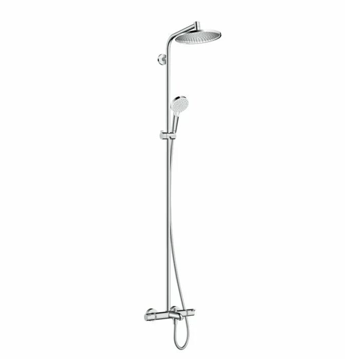 Cromta s solo leveling. Душевая система Hansgrohe Crometta s 240 Showerpipe с термостатом 27320000. Crometta 1jet Hansgrohe. 26331400 HG hand Shower Crometta 1 Jet White-Chrome. Hansgrohe Crometta.