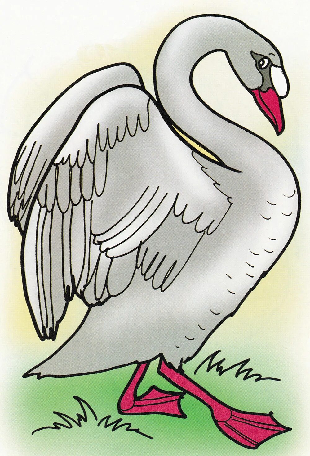 Как разукрасить лебедя. Как разукрасить лебедя. Лебедь рисунок для детей раскраска. Лебедь раскраска. Лебедь в паинте.