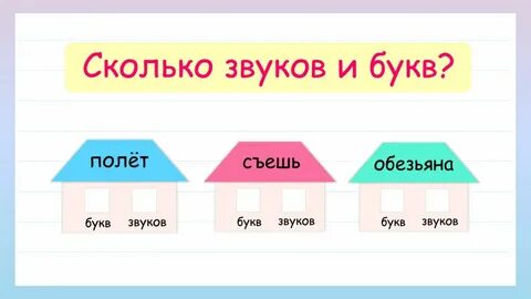 Жилье сколько букв и звуков