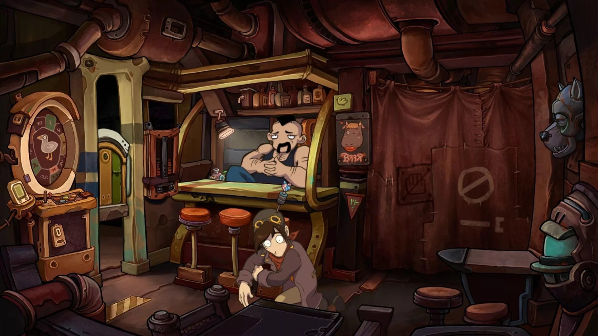 Депония Doomsday. Deponia 4 Doomsday. Deponia пазл. Deponia Рон.