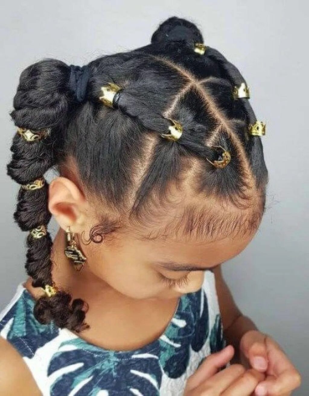 35 Outstanding Kids Braided Hairstyle Ideas With Beads To Have Black kids hairst