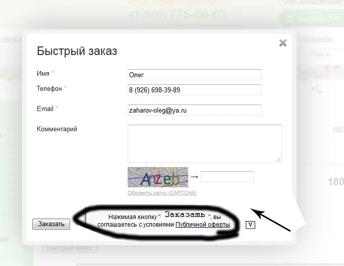 оплачивая заказ вы соглашаетесь