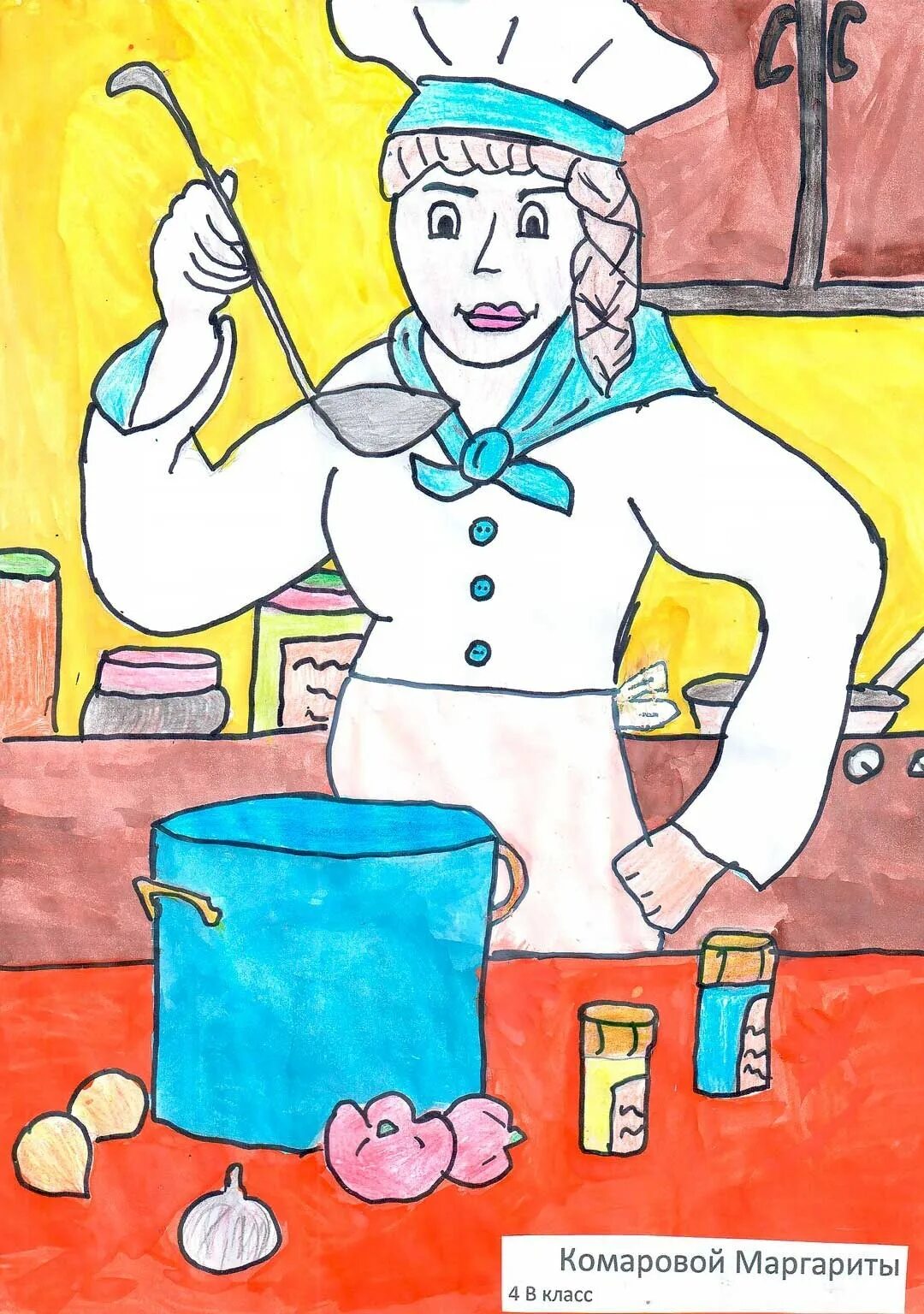 Рисование на тему профессия повар. Рисование на тему профессия повар. Рисование профессии в детском саду. Рисование на тему профессия повар. Рисование профессии в подготовительной группе.
