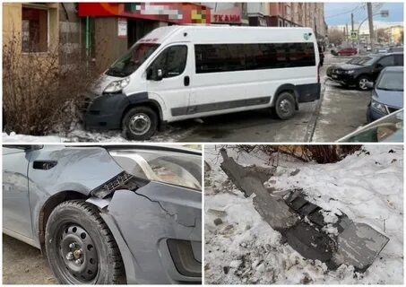 Автобус на тротуаре