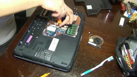 Почистить acer aspire