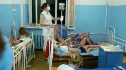 Медосмотр в лагере