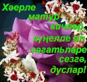 Хәерле кич открыткалар татарча дусларым туганнарым