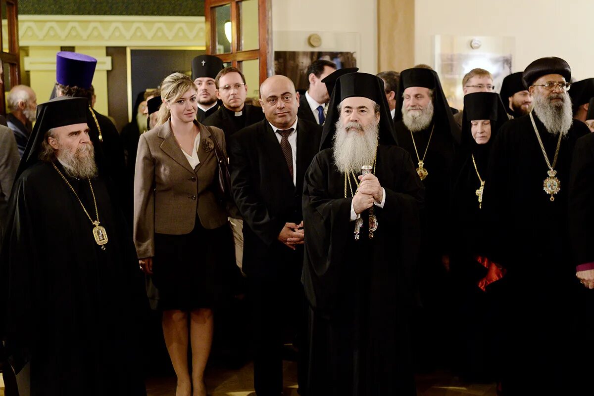 всеволод рощин дорисс. греческий патриархат. греческая патриархия. выступление патриарха. феофил иерусалимский.