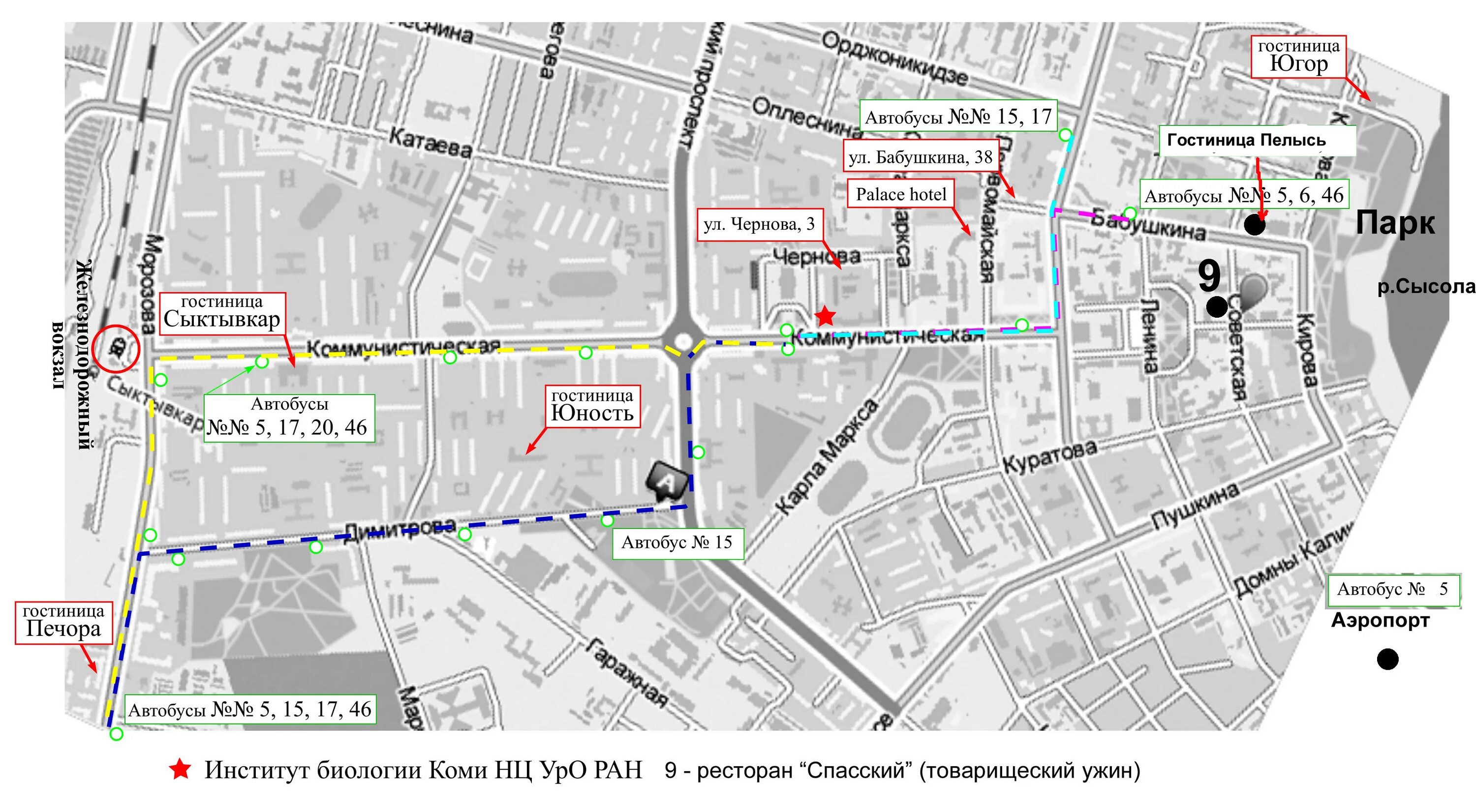 Автобусы города сыктывкара
