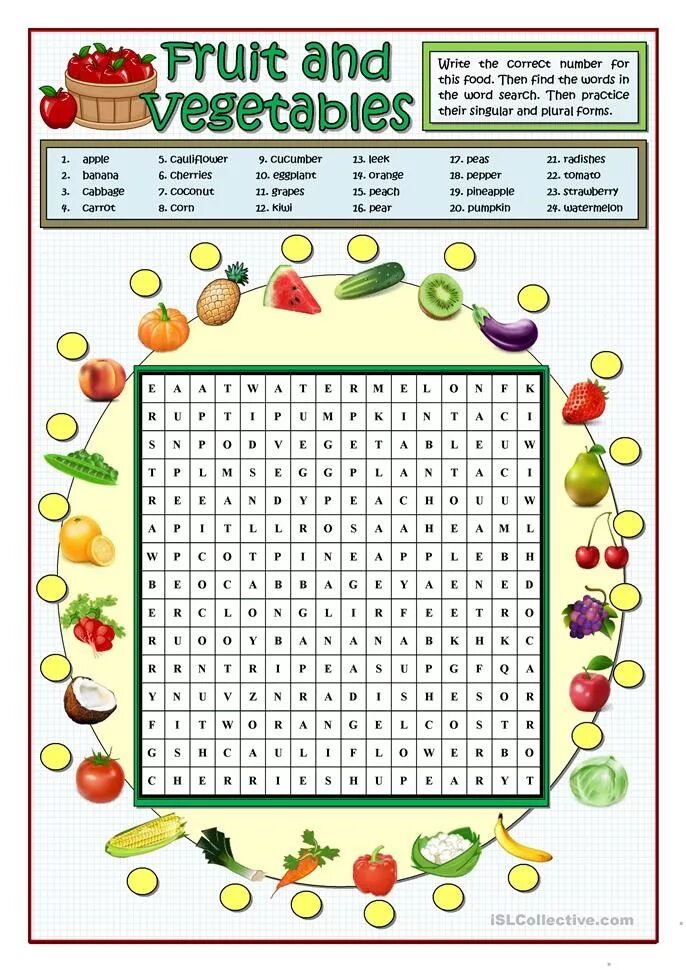 Vegetables Wordsearch for Kids. Овощи на английском языке задания. Задания на фрукты и овощи по английскому. Овощи фрукты по англ задания.