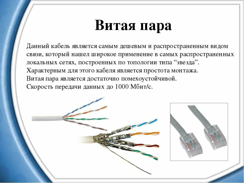 Сетевой кабель скорость передачи данных. Экранированная витая пара скорость передачи. каналы связи витая пара. кабельные каналы связи виды витая пара. кабельная система витая пара функции.