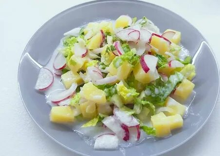 Салат с картошкой простой рецепт