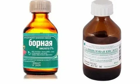 Борная кислота от прыщей на лице