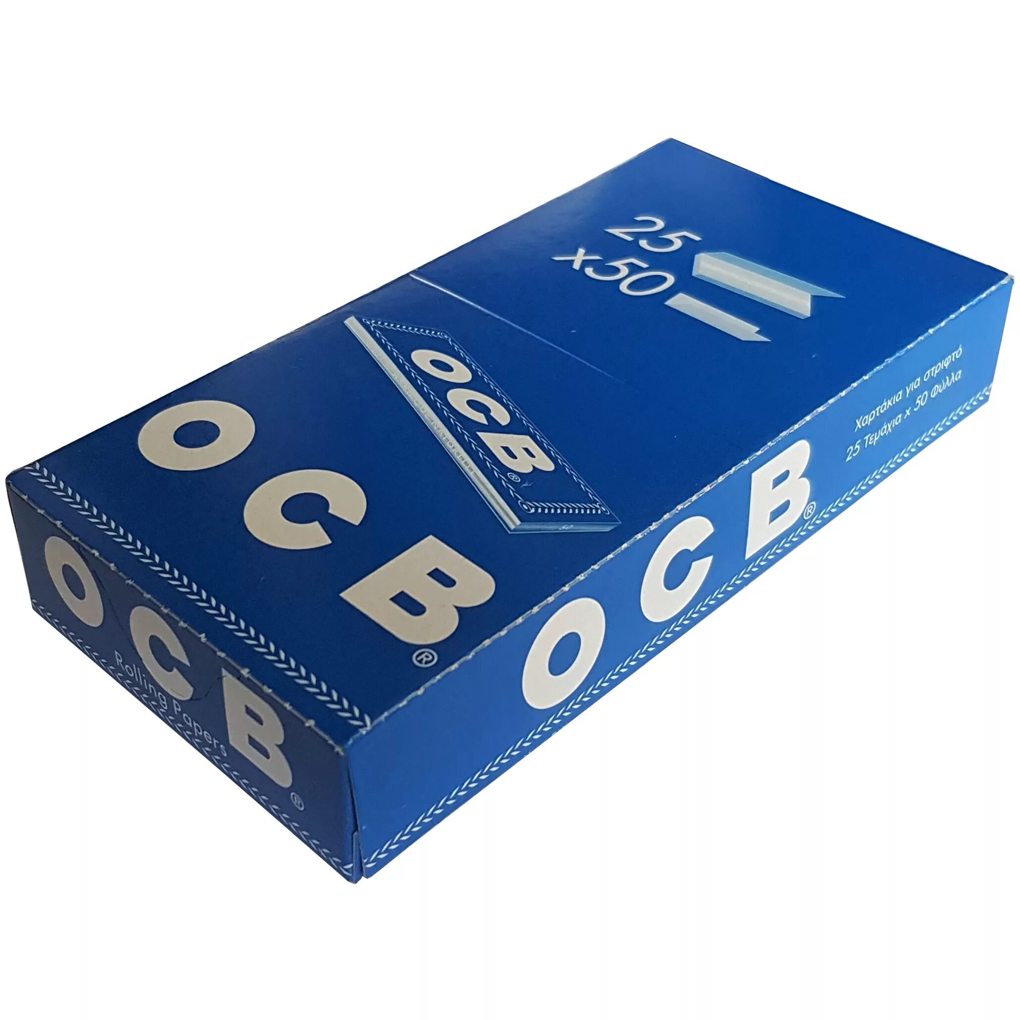 OCB Blue 50 шт. Бумага сигаретная OCB Blue (50) (25шт/бл)(1000шт/кор). OCB Blue бумага. Бумага самокруточная OCB Blue.