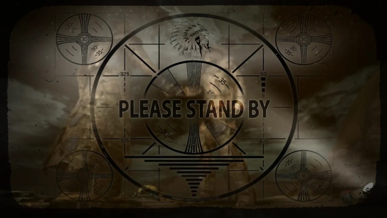 Please Stand by Fallout 3. Please Stand by Fallout New Vegas. Картинка please Stand by. Экран Stand by.