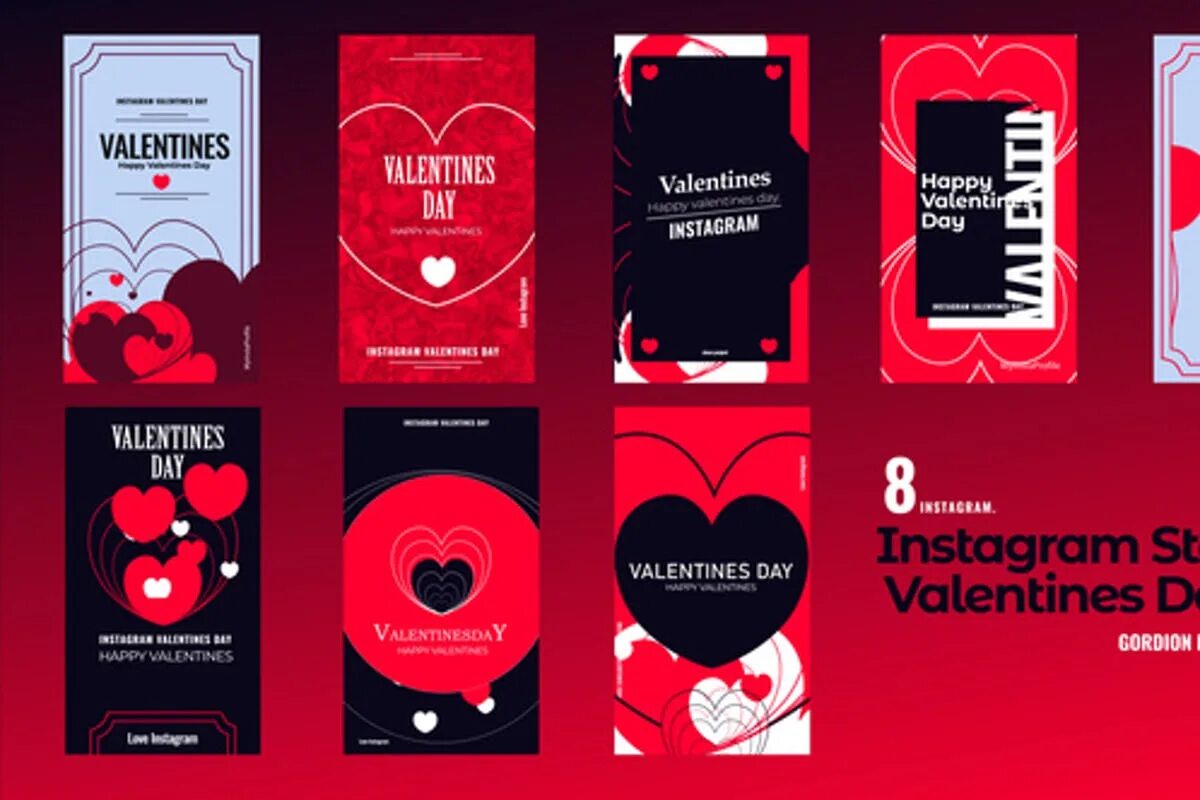 Valentines stories. Instagram valentine stories 30366131 videohive.