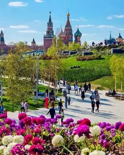 Места москвы весной