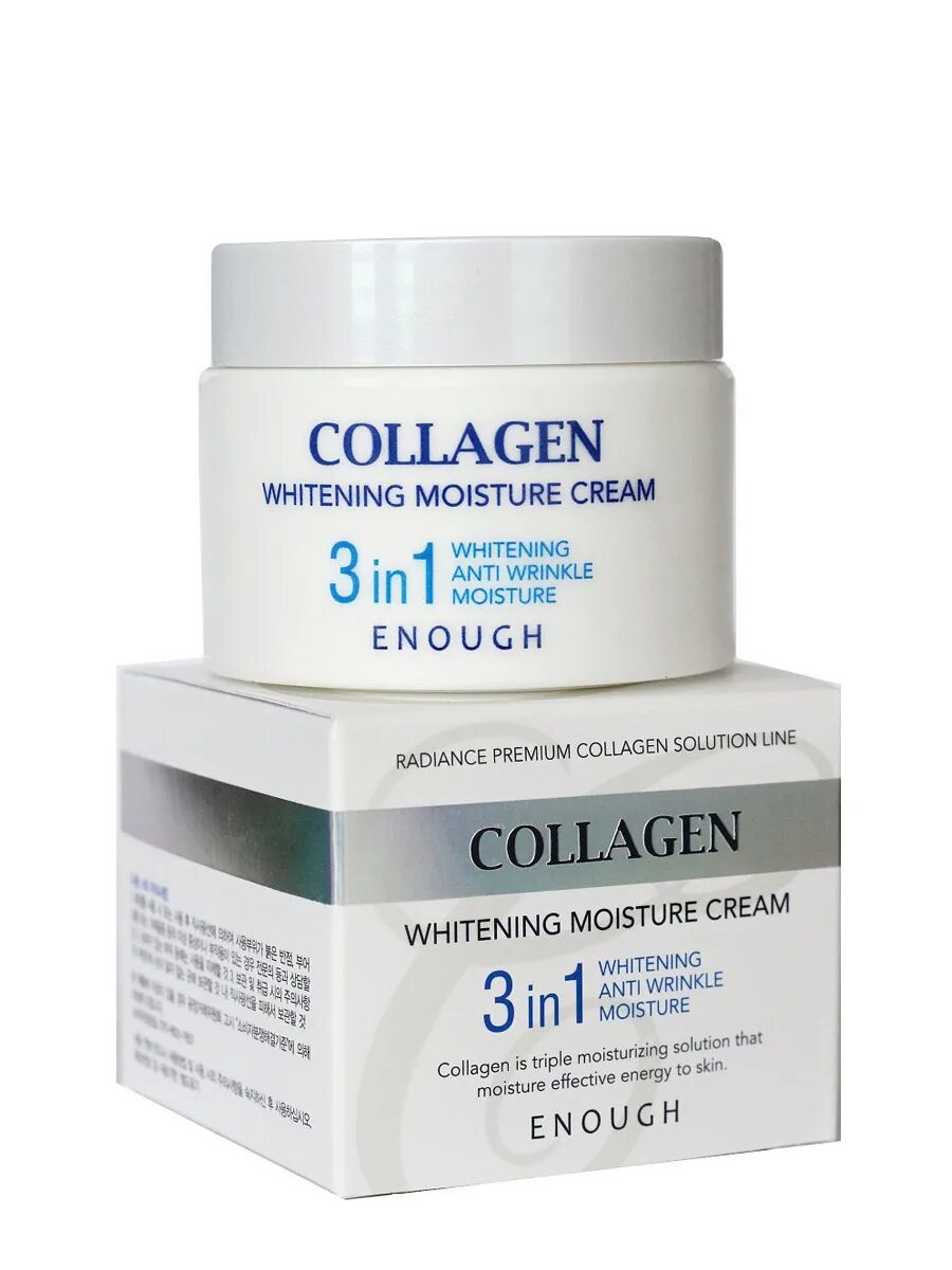 Хороший крем с коллагеном для лица. Крем с коллагеном 3 в 1 enough Collagen 3 in 1 Cream, 50 мл. Enough Collagen 3in1 Whitening Moisture Cream 50ml. Увлажняющий крем с коллагеном enough, осветляющий Collagen Whitening Moisture Cream 50ml. Enough увлажняющий крем для лица с коллагеном 3в1. Collagen Whitening Moisture Cream, 50 мл.