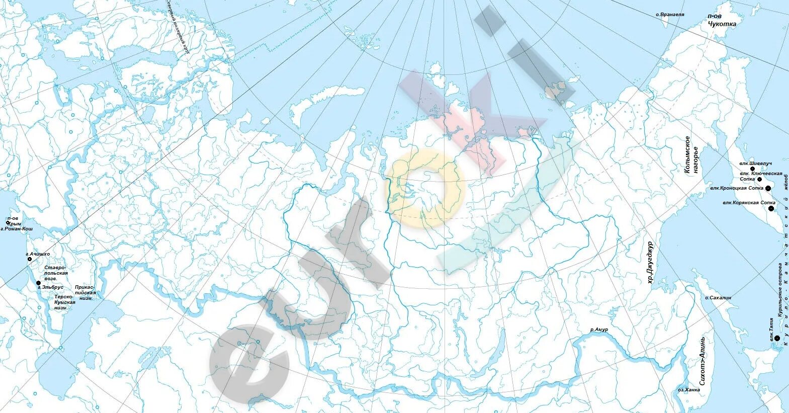 Контурная карта 8 класс стр 12