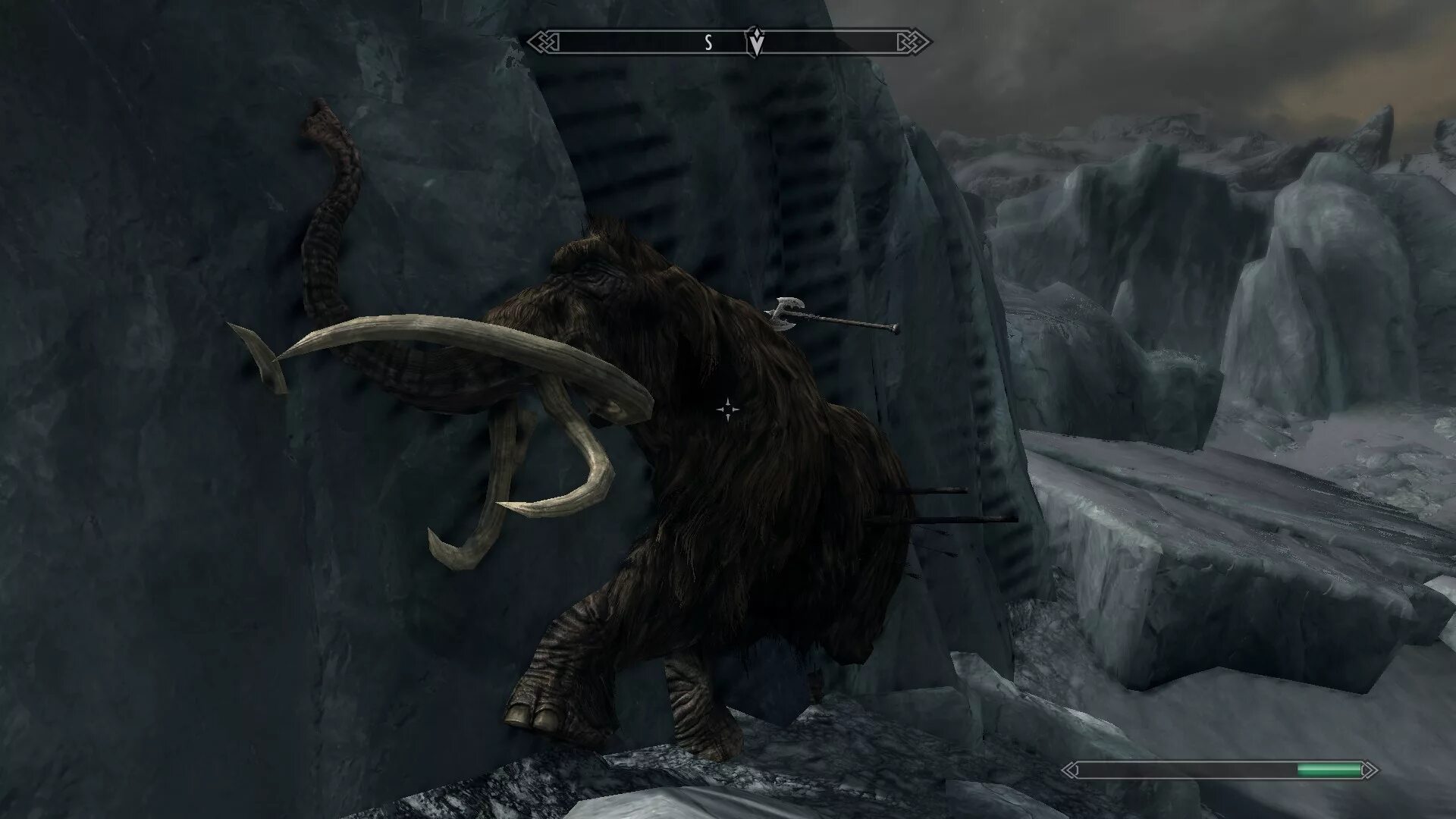 Мамонт блад. Skyrim Mammoth. Мамонты скайрим.