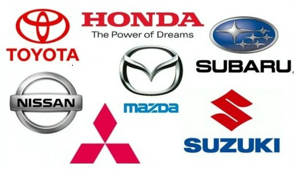 Японские автомобили марки. Магазин Ниссан Хонда и Тойота. Мазда Митсубиши Сузуки значок. Suzuki Subaru Daihatsu логотипы автомобилей. Машиностроители Японии и их эмблемы.