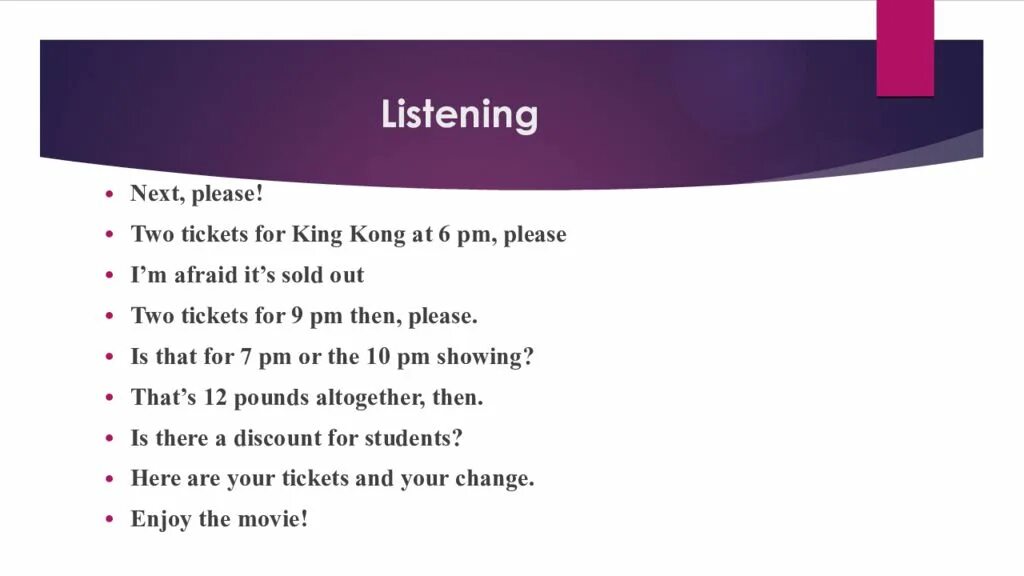 Юмор про изучение иностранных языков. Two tickets to book please. Midnight tickets please. Two tickets please. Buying tickets at the cinema.