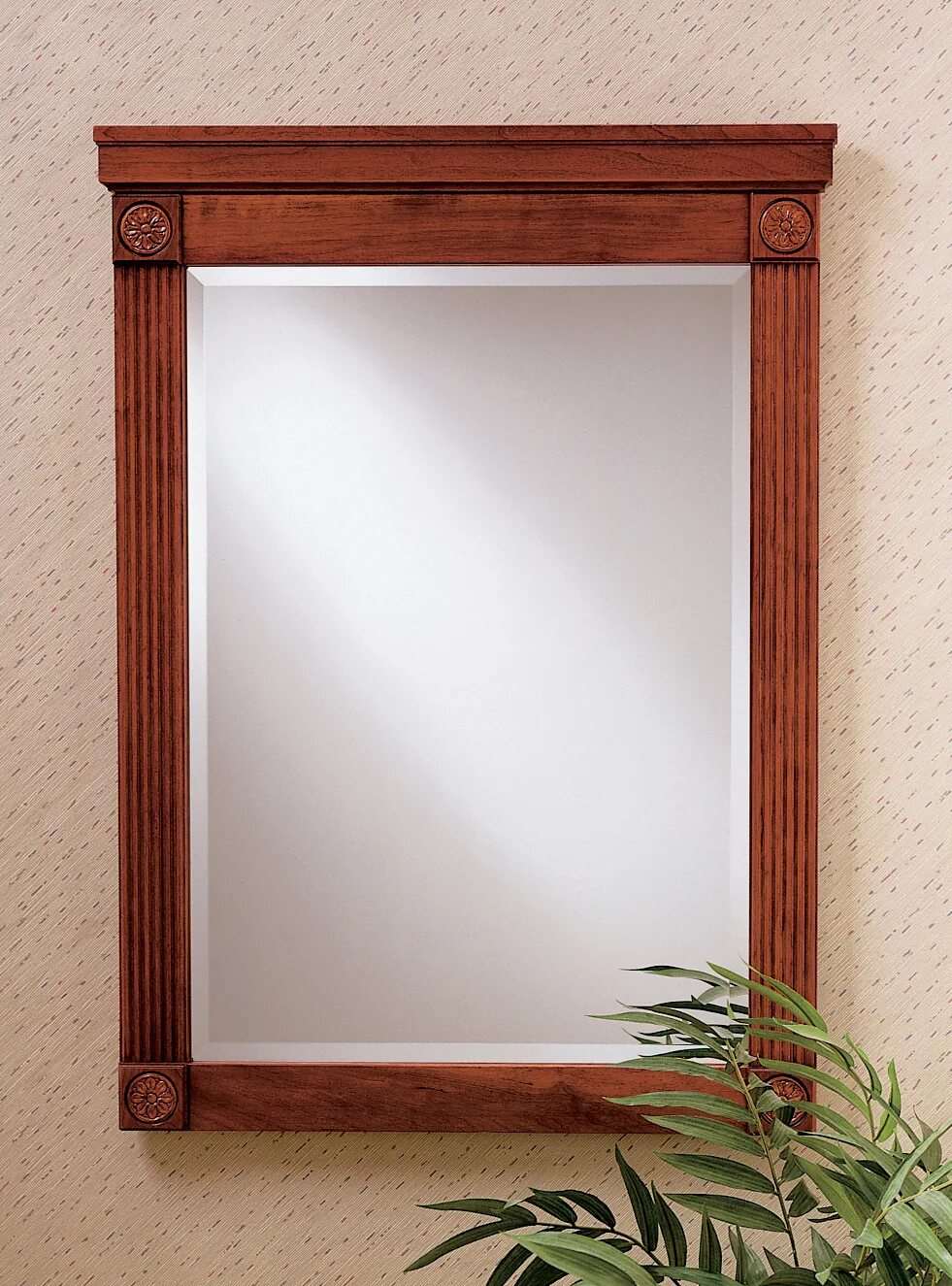 Framed mirror. Frame of mirror. cherry wood frame. зеркало варьете. minimalis teak wood mirror.