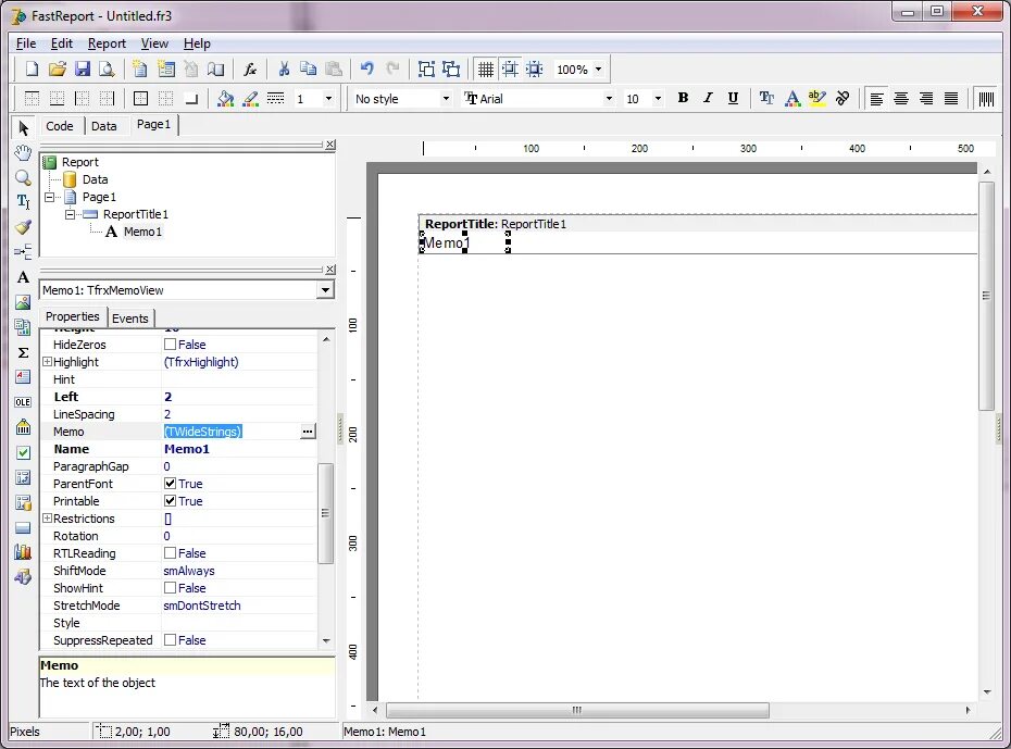 Memo delphi. Делфи мемо это. tedit в делфи. fastreport. delphi 7.