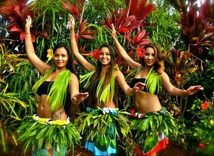 Hawaiian islands hula.