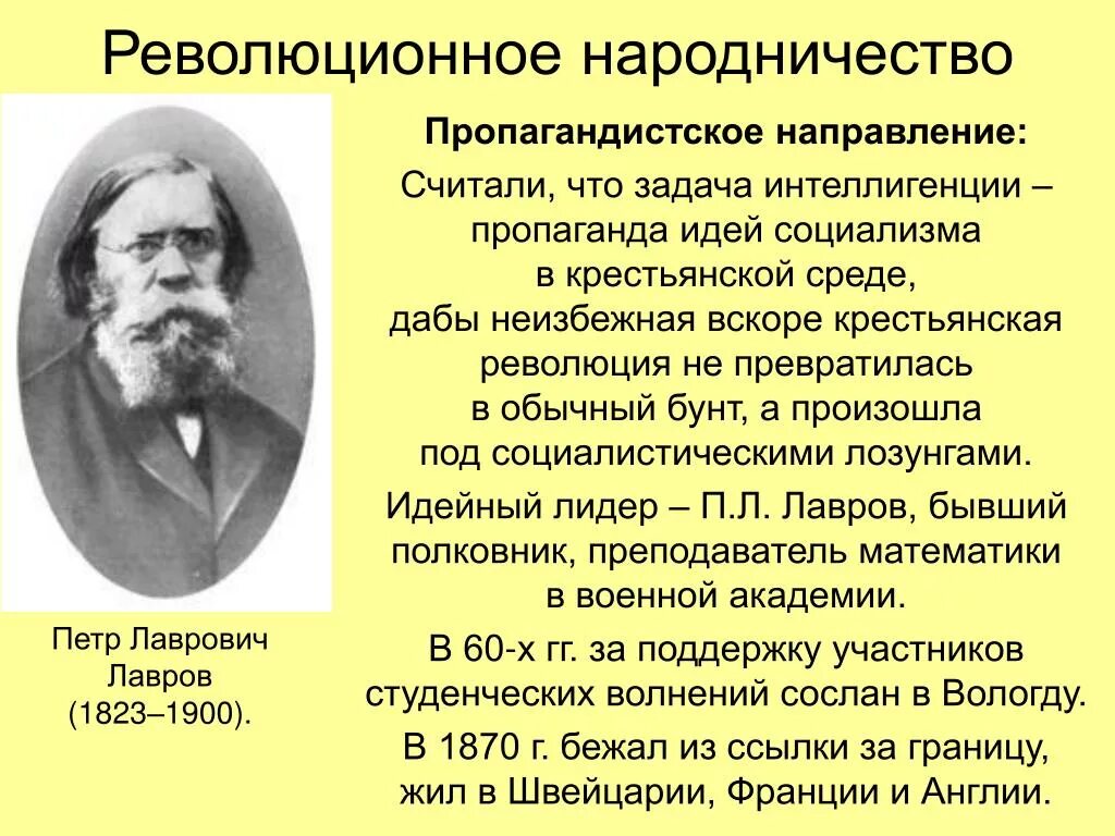 Народничество 1870 пропагандистское направление. Революционное народничество. Революционное народничество пропагандистское. Цели пропагандистского направления