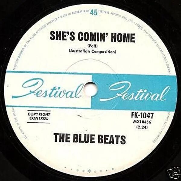 Columbia Singles the Blue Beats. She s coming home