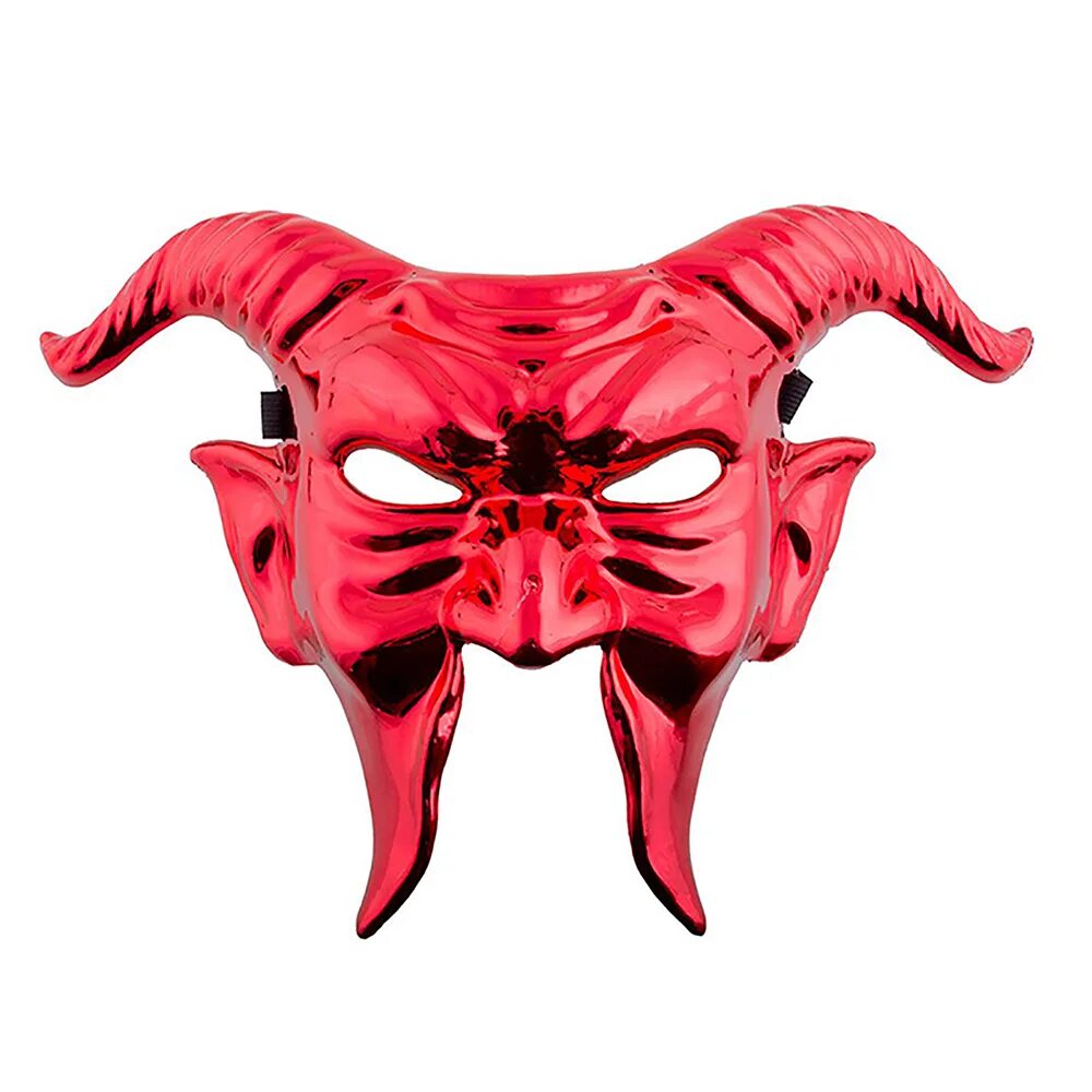 Маска дьявола (Mask of the Devil). Маска карнавальная "дьявол". Красная маска.