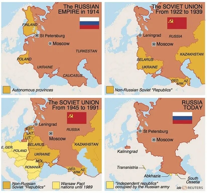 Сравнить россию и мир. Сравнение территории России и Российской империи. Сравнение карт России и Российской империи. Карта Российской империи и СССР сравнение. Карта России СССР И Российской империи.