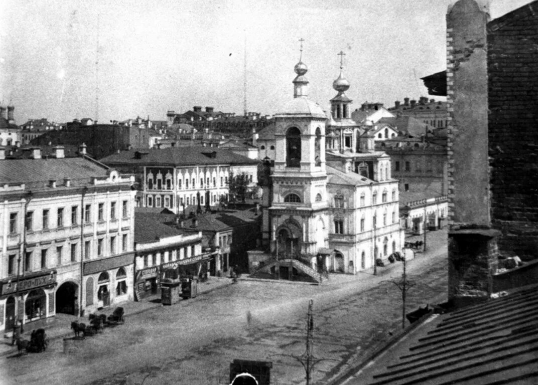 Охотный ряд храмы. Охотный ряд 19 век москва. Охотный ряд москва 19 век фото. Церковь параскевы пятницы в охотном ряду утраченные храмы москвы. Охотный ряд храмы.