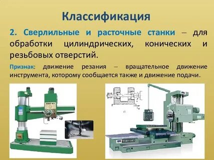К станкам относят