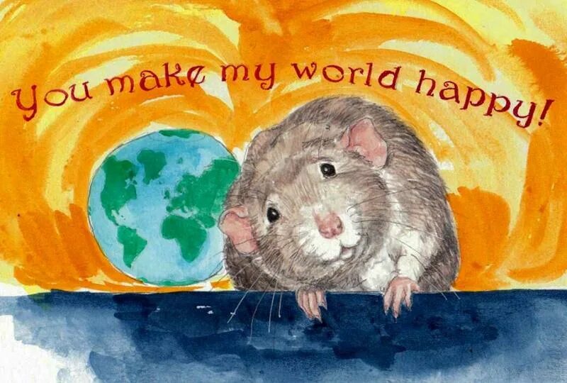 День крысы. Всемирный день крысы (World rat Day). Открытка с днем крысы. Всемирный день крысы открытки.
