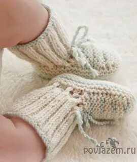 Самые маленькие носочки спицами