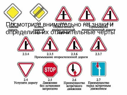 Как распознать знаки