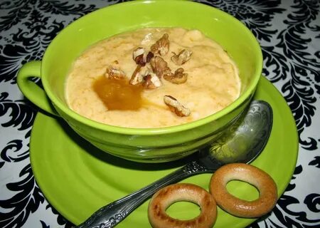 Рецепт тыквенной каши с манкой
