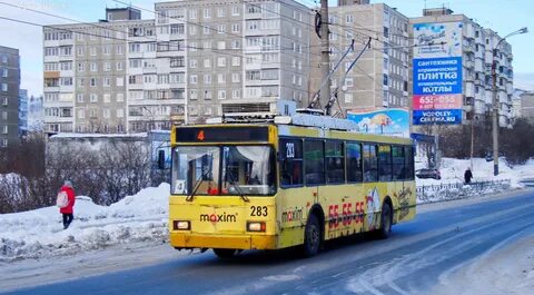 Троллейбус 4 мурманск