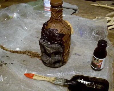 Декор бутылок мастер классы