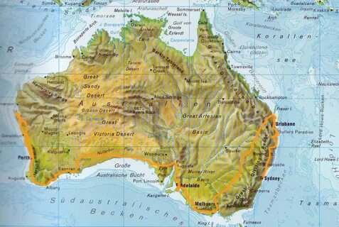 Географические карты Австралии Секреты мастерства gravitsky.ru