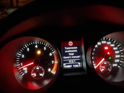 Transmission overheating slow