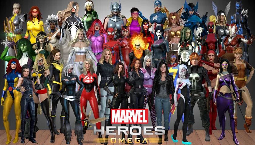 Marvel герои список женщины.