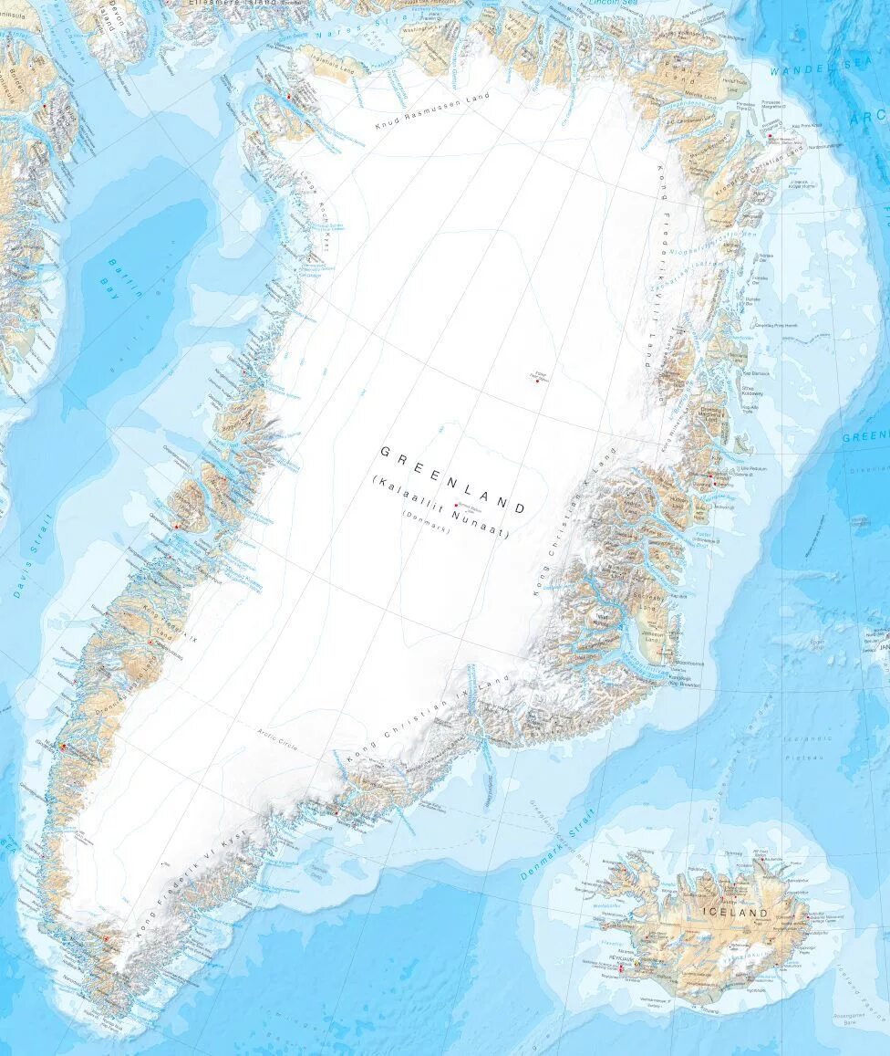 Остров Гренландия на карте. Остров Гренландия на географической карте. Гренландия остров расположение на карте. Физическая карта Гренландии.