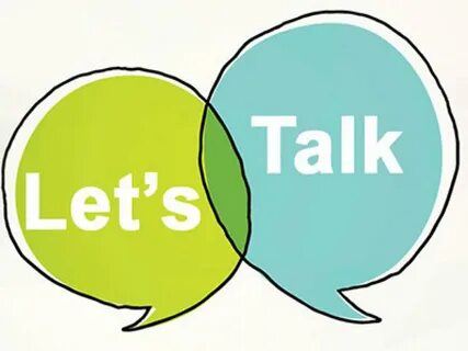 We talk english