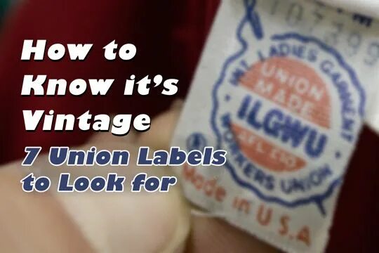 Union label. Лейбл made you look. union made vintage flanne.