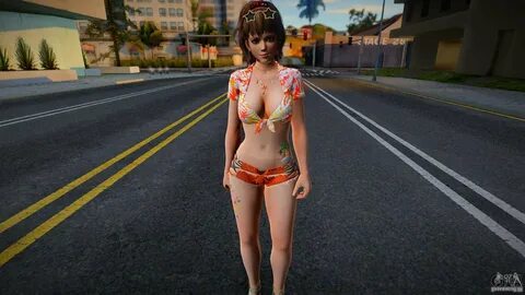 DOAXVV Hitomi - Loco Moco Vacation для GTA San Andreas.