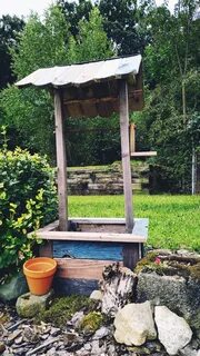Колодец сада вода