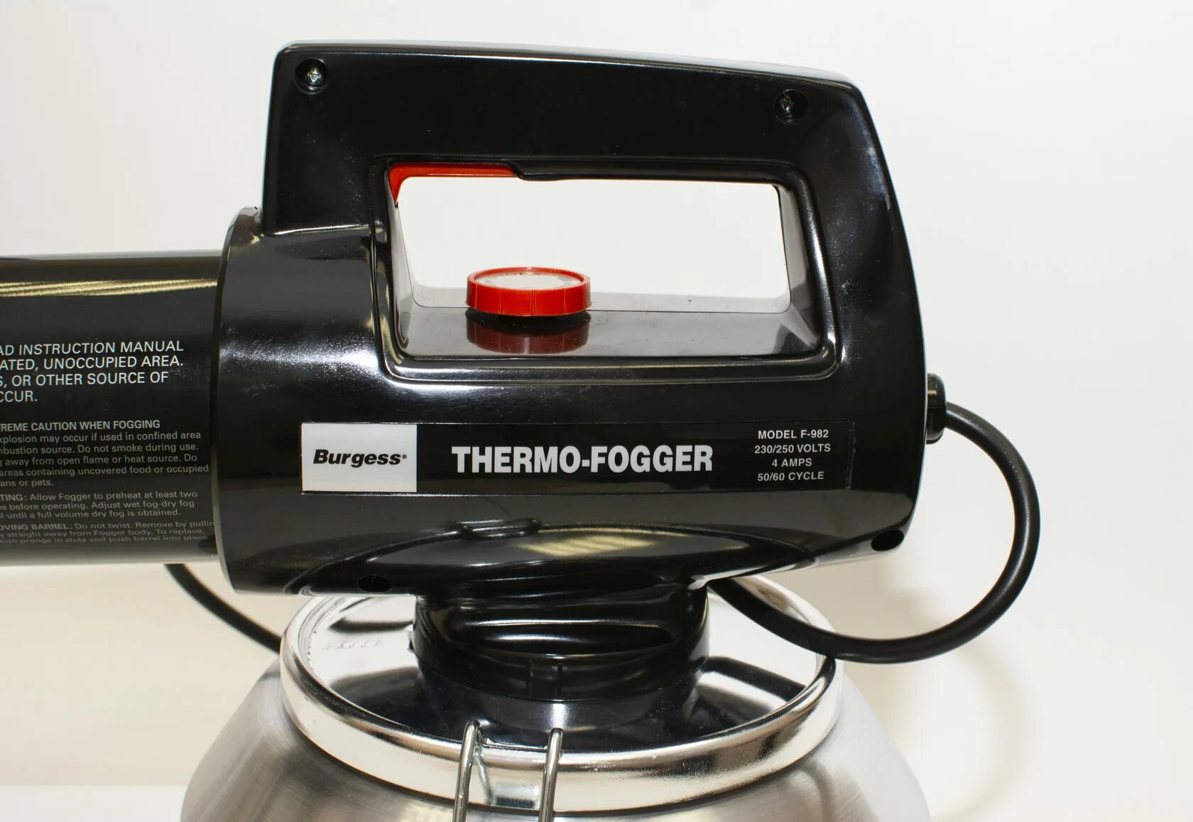 Burgess Thermo-Fogger. Генератор сухого тумана Fogger. Сухой туман Thermo-Fogger. Thermo-Fogger f-982.